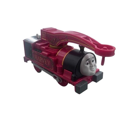 Thomas & Friends Trackmaster Motorized Harvey The Crane Engine Tested Ships Fast - Picture 1 of 14